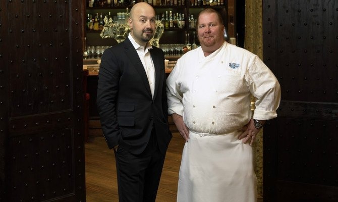 Batali and Bastianich say that La Sirena will focus on the "simple lustiness" of good food. 